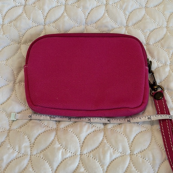 L.L. Bean Pink Wristlet Key & Card Holder - Picture 6 of 7